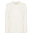 P.a.r.o.s.h Ribbed-knit Cashmere Jumper In Cream