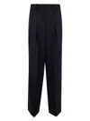 P.a.r.o.s.h P. A.r. O.s. H. Wide Leg Trousers With Pences In Blue