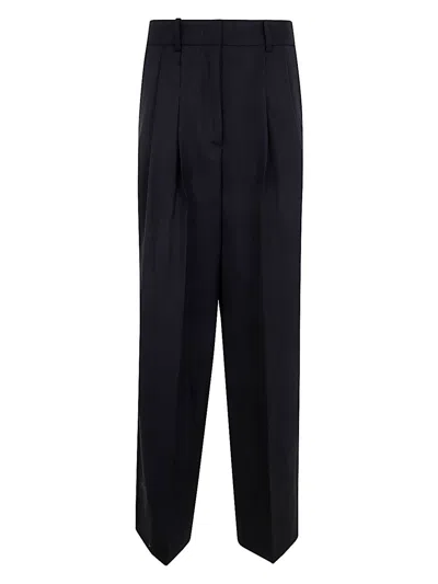 P.A.R.O.S.H WOMEN'S WIDE LEG TROUSERS WITH PENCES