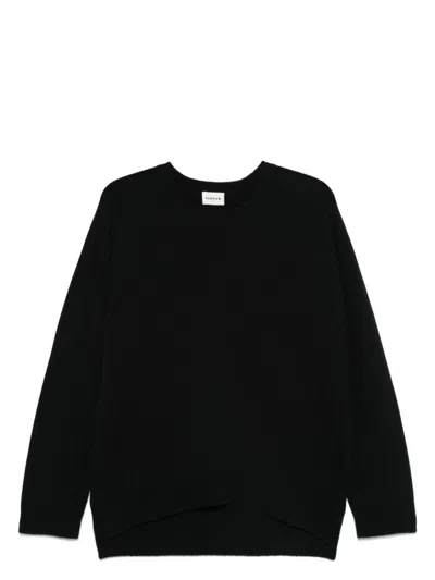 P.A.R.O.S.H WOMEN'S WOOL-CASHMERE RIBBED SWEATER