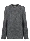 P.a.r.o.s.h Lula Round Neck Sweater In Grey