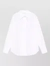 P.a.r.o.s.h Womens Eyelet Detail Long Sleeve Shirt In White