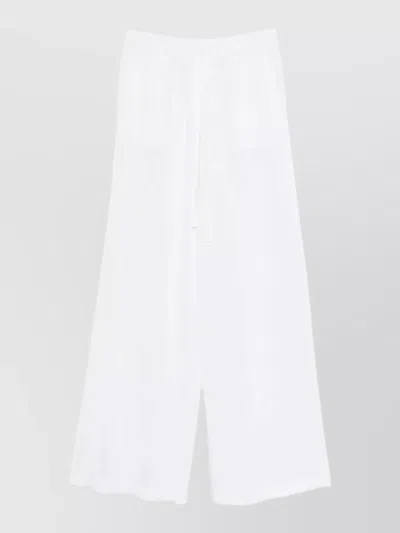 P.a.r.o.s.h Womens Lightweight Wide Leg Lounge Trousers