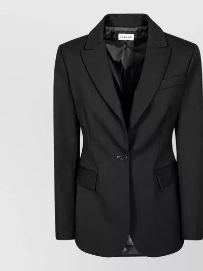 P.a.r.o.s.h Wool Blazer In Black