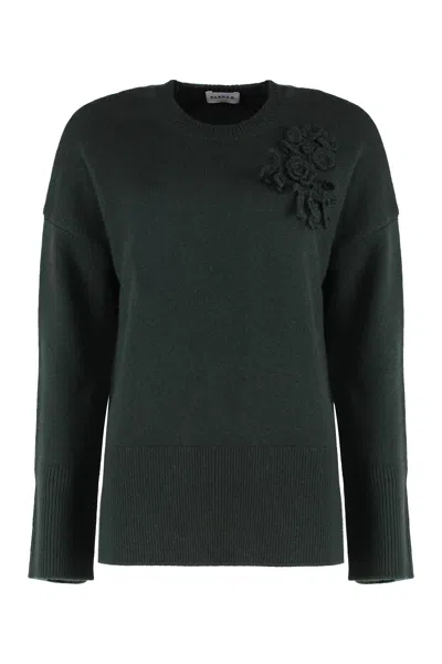 P.A.R.O.S.H WOOL-BLEND CREW-NECK SWEATER