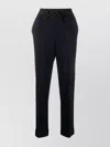 P.a.r.o.s.h Wool Blend Straight-leg Trousers With Cuffed Hem