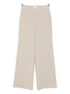 P.a.r.o.s.h Wool-blend Straight Trousers In White