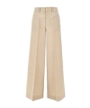 P.a.r.o.s.h Wool-blend Straight Trousers In Neutral