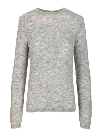 P.A.R.O.S.H SUÉTER CUELLO REDONDO - GRIS