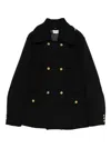 P.a.r.o.s.h Ribbed-collar Jacket In Black