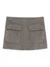 P.a.r.o.s.h Pocket Mini Skirt In Multi