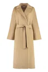 P.a.r.o.s.h Parosh Wool Coat In Beige