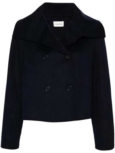 P.a.r.o.s.h Wool Coat In Azul