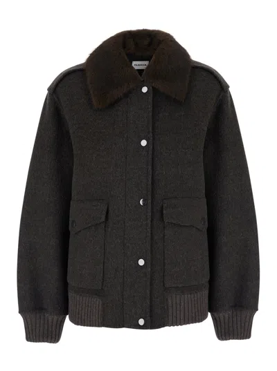 P.a.r.o.s.h . Wool Coat In Brown