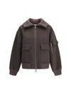 P.a.r.o.s.h P. A.r. O.s. H. Wool Jacket With A Wide Collar In Brown