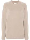 P.a.r.o.s.h . Raglan Sleeve Knit Sweater In Neutrals