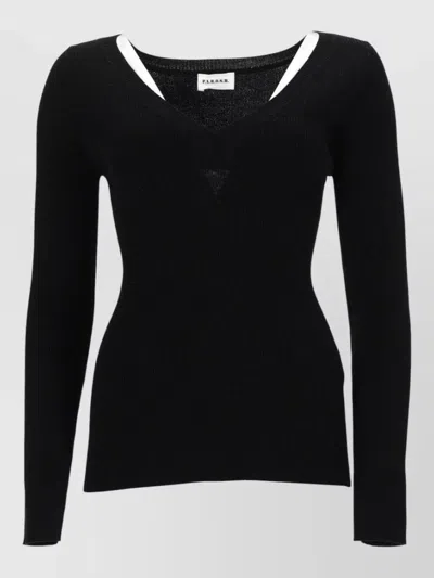 P.a.r.o.s.h P. A.r. O.s. H. Chic Mini Sweater For Women In Black