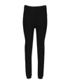 P.a.r.o.s.h Wool Leggings In Black