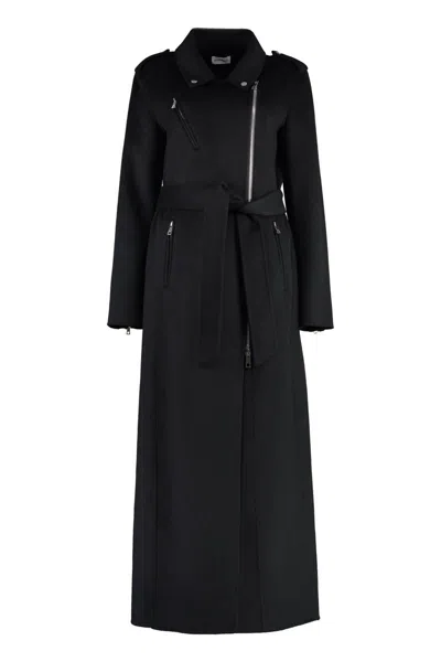 P.a.r.o.s.h . Wool Long Coat In Black
