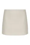 P.a.r.o.s.h Parosh Wool Mini Skirt In Multi