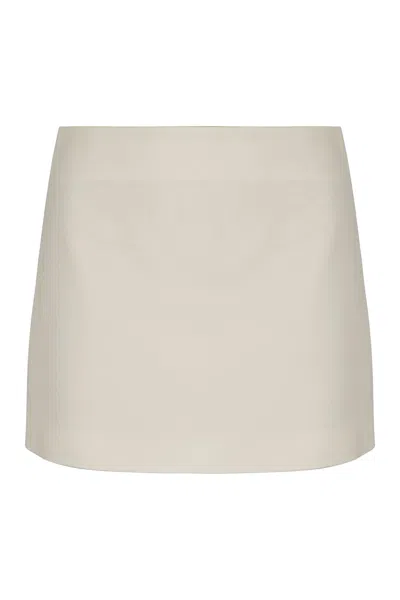 P.A.R.O.S.H PAROSH WOOL MINI SKIRT