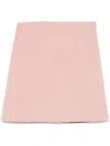 P.a.r.o.s.h Side-slit High-waisted Wool Skirt In Pink
