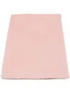 P.a.r.o.s.h Wool A-line Skirt Back Seam In Rosa Antico