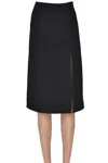 P.A.R.O.S.H WOOL PENCIL SKIRT