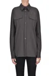 P.a.r.o.s.h Wool Shirt In Brown