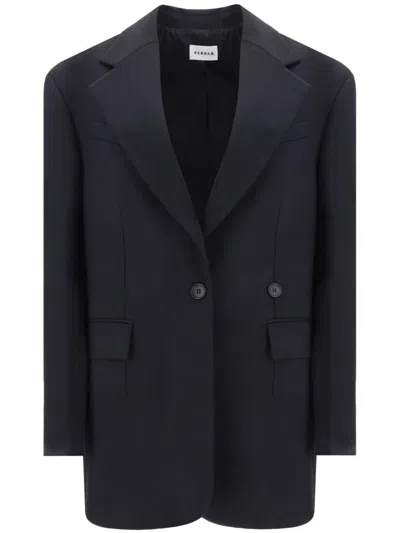 P.A.R.O.S.H P.A.R.O.S.H. WOOL SINGLE-BREASTED BLAZER JACKET