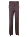 P.a.r.o.s.h Wool Trousers In Brown