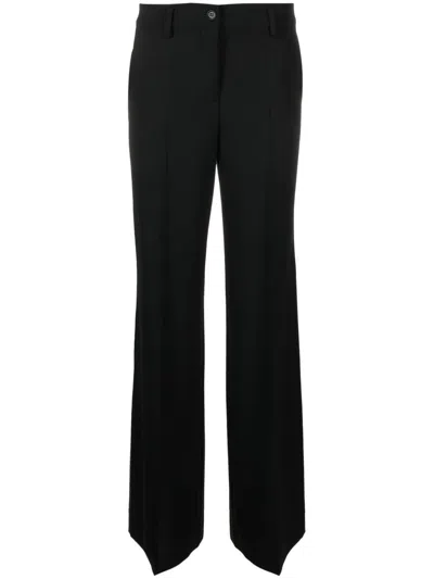 P.a.r.o.s.h Wool Trousers In Black