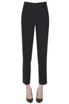 P.a.r.o.s.h Wool Trousers In Black