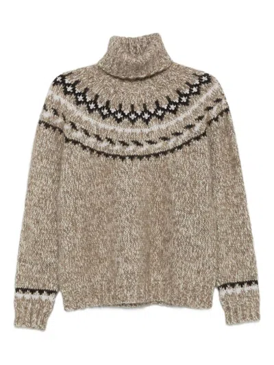 P.A.R.O.S.H PAROSH WOOL TURTLE-NECK JUMPER