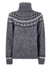 P.a.r.o.s.h Parosh Moline` Turtle Neck Sweater In Gray