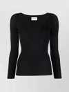P.a.r.o.s.h Black Sweater With Deep Neckline