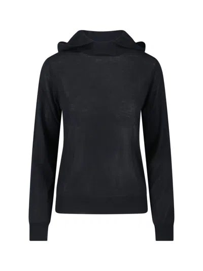 P.a.r.o.s.h Parosh Wool-silk Cashmere Sweater In Black