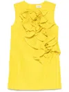 P.a.r.o.s.h Mini Dress With Ruffle Detail And Pockets