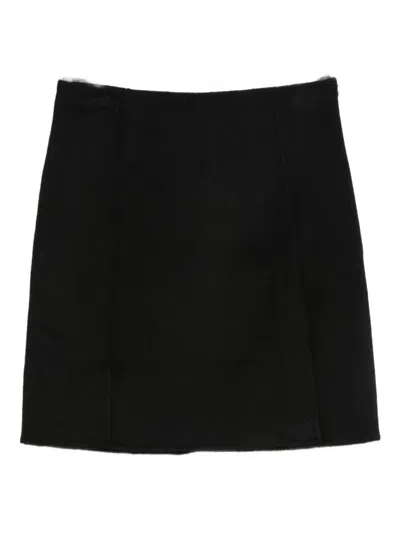 P.a.r.o.s.h Zip-fastening Skirt In Black
