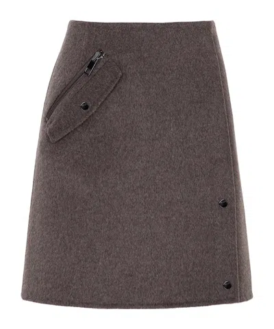 P.a.r.o.s.h Zip Pocket Skirt In Black