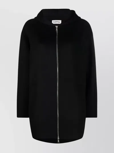 P.A.R.O.S.H ZIP-UP HOODED WOOL JACKET