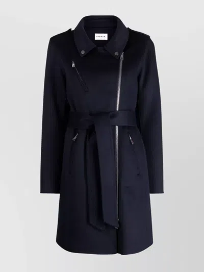P.A.R.O.S.H ZIP-UP WOOL COAT DESIGN