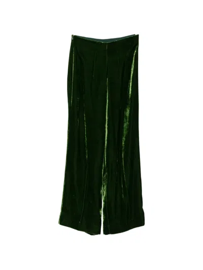 P.a.r.o.s.h Zip-fastening Trousers In Green
