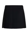 P.a.r.o.s.h Wool Mini Skirt In Black