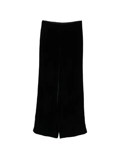 P.a.r.o.s.h Zip-up Trousers In Black
