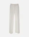 P.a.r.o.s.h White Pressed-crease Tailored Trousers In White