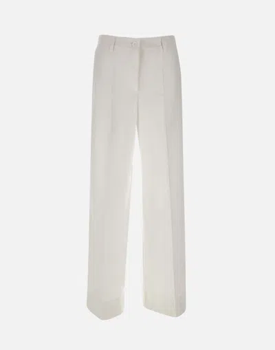 P.a.r.o.s.h Canyox24 Cotton Trousers In White