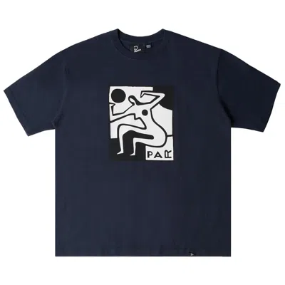 Pre-owned Parra Ball Sports T-shirt 'navy Blue' | Men's Size M