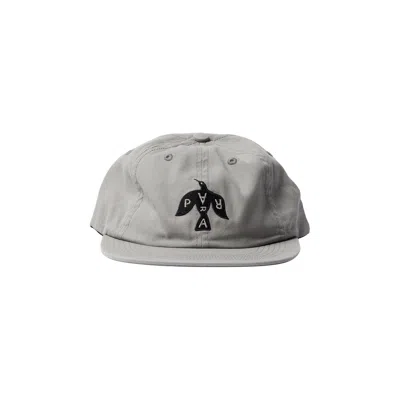 Pre-owned Parra Crow Logo 6 Panel Hat 'grey' | Men's Size Onesize In Gray