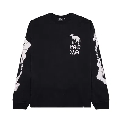 Pre-owned Parra Dog T-shirtraining Long Long-sleeve T-shirt 'black' | Men's Size Xl